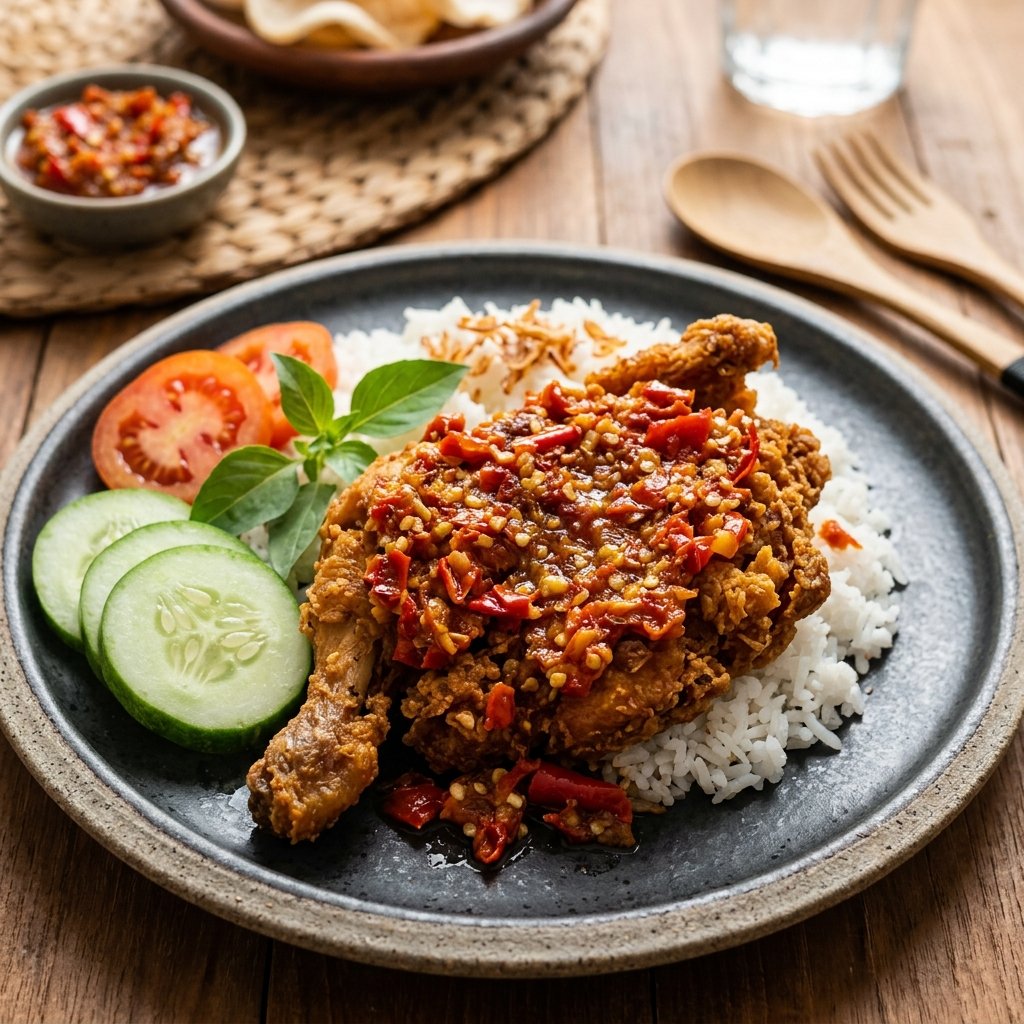Ayam Geprek Sambal Bawang